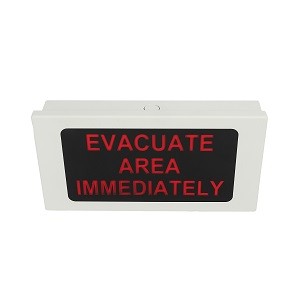 Asenware Evacuate Area  Immediately AW-GD207  Signage